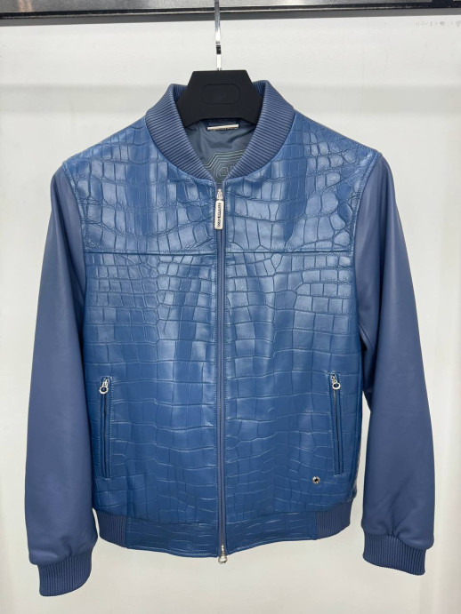 Куртка Stefano Ricci из кожи крокодила 6386 1