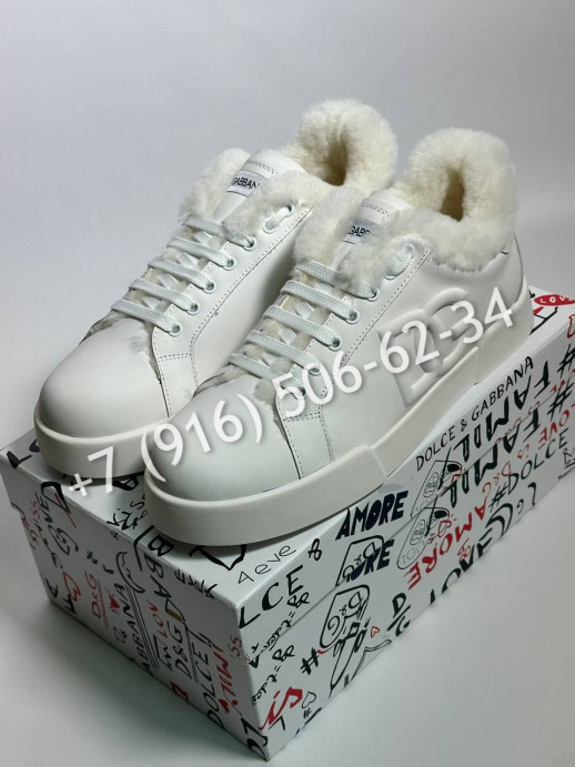 Кеды Dolce & Gabbana на меху 33648 1