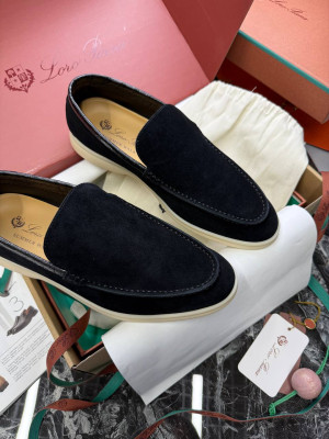 Лоферы Loro Piana со вставкам 5509 1