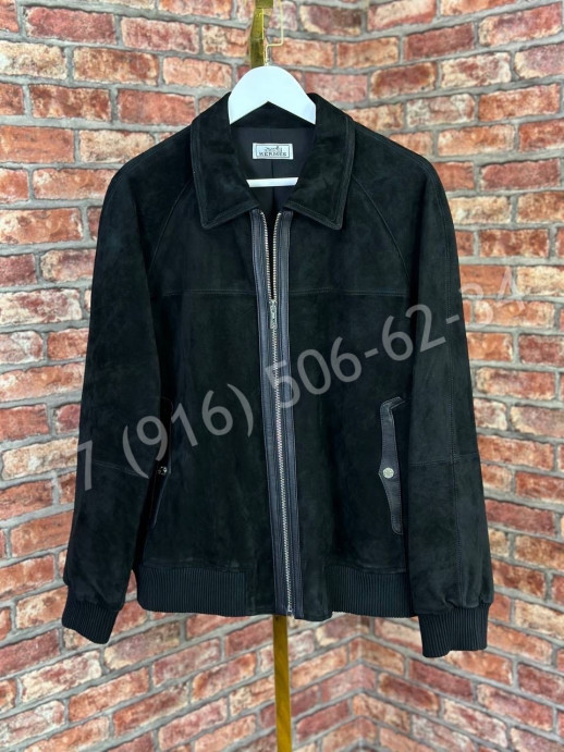 Замшевая куртка Hermes 23184