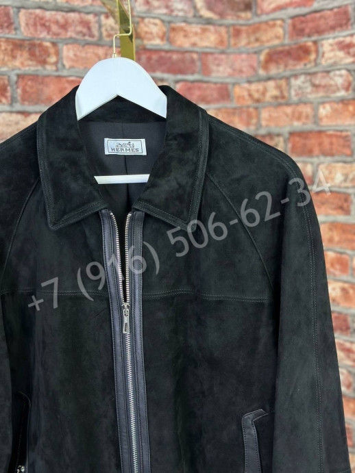 Замшевая куртка Hermes 23184