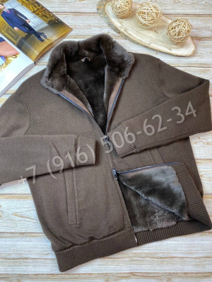 Кардиган Loro Piana на меху 24340