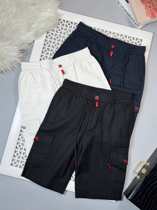 Шорты Kiton из льна 31111 7