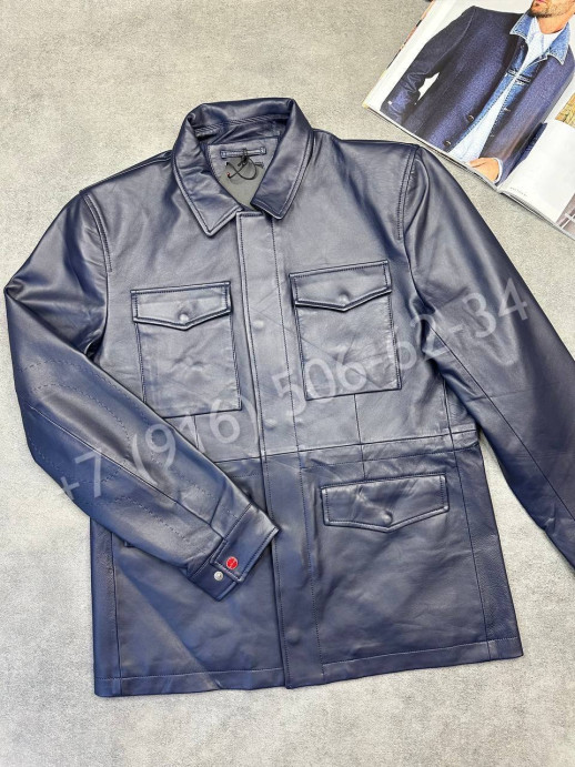 Кожаная куртка KITON 31958