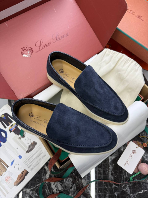 Лоферы Loro Piana со вставкам 5509 2