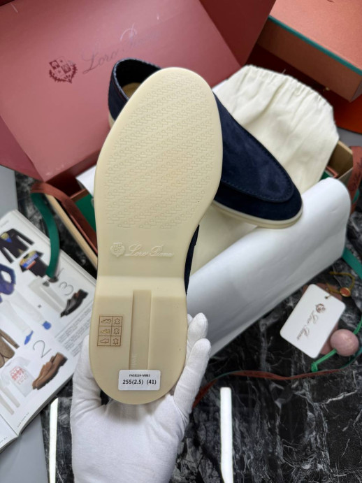 Лоферы Loro Piana со вставкам 5509 2