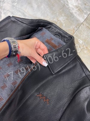 Кожаная куртка Zegna 23496