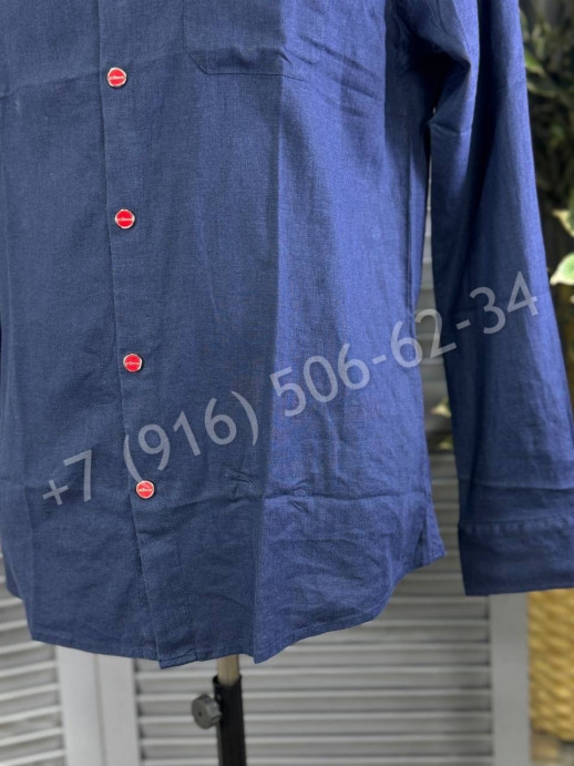 Рубашка из льна KITON 27347