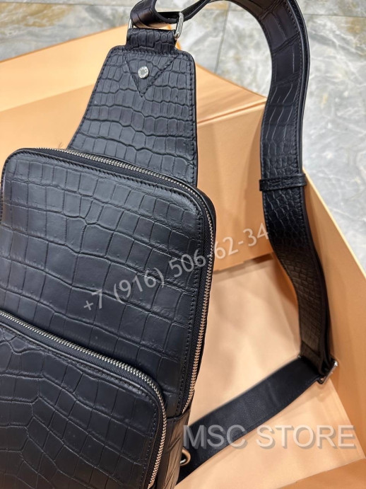 Слинг из кожи крокодила Louis Vuitton 8807