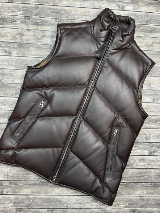 Жилетка из кожи Tom Ford 11482 3