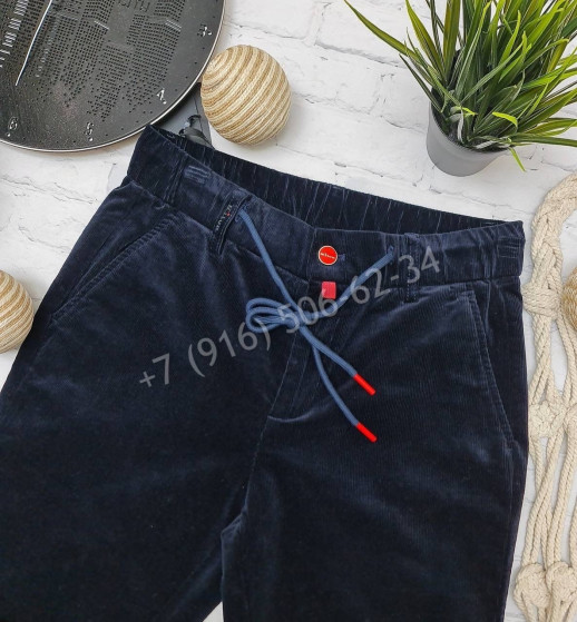 Вельветовые брюки KITON 19772