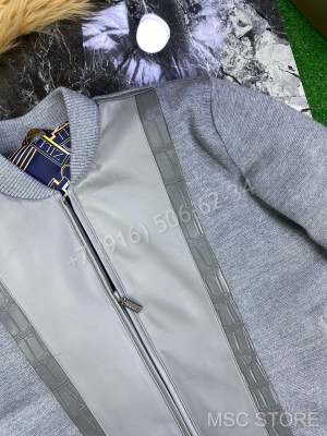 Куртка ZILLI со вставками кожи крокодила 9839