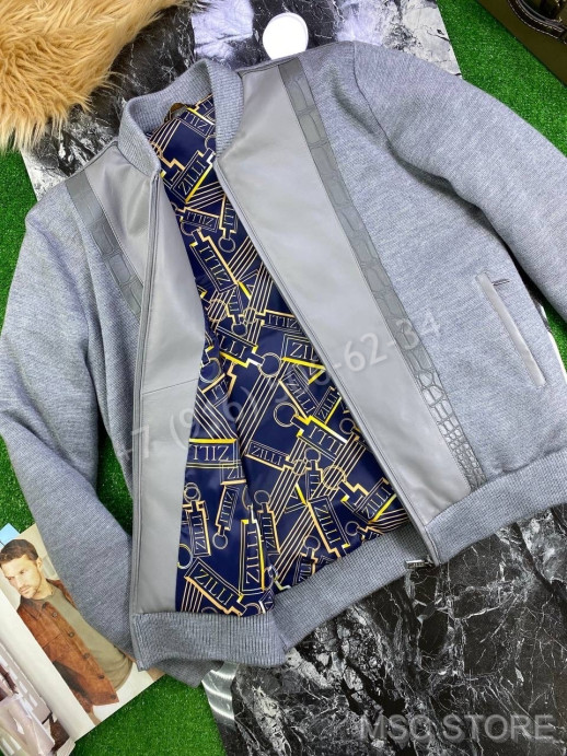 Куртка ZILLI со вставками кожи крокодила 9839