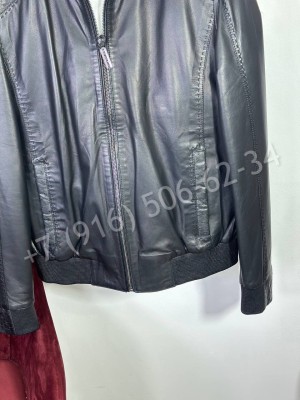 Кожаная куртка Stefano Ricci со вставками  кожи страуса 30248