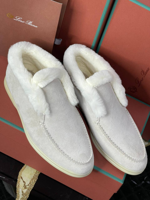 Лоферы Loro Piana на меху 17091 12