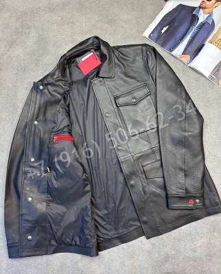 Кожаная куртка KITON 31959