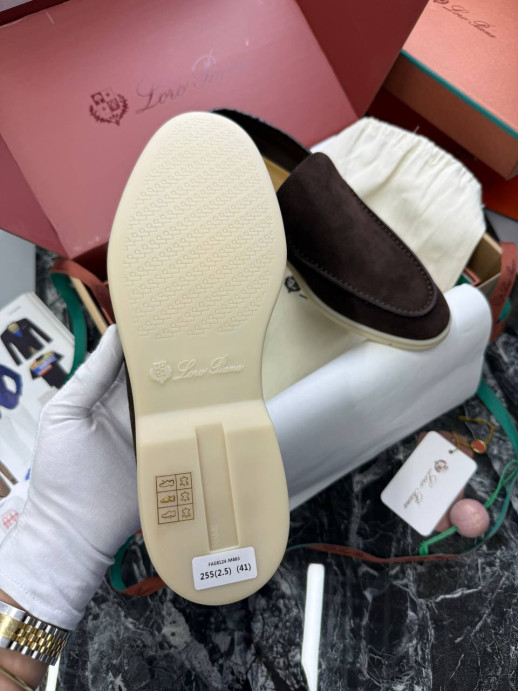 Лоферы Loro Piana со вставкам 5509 3