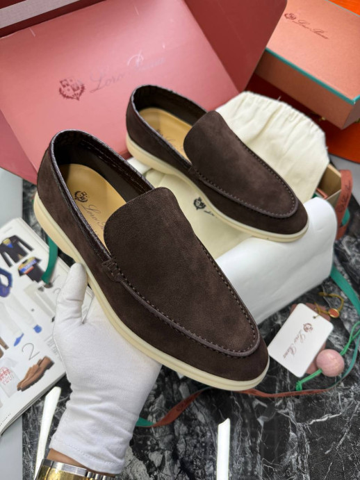 Лоферы Loro Piana со вставкам 5509 3