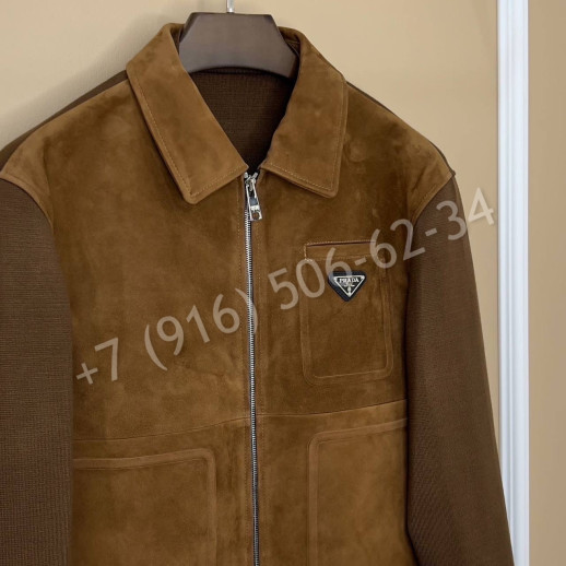 Замшевая куртка Prada 22881