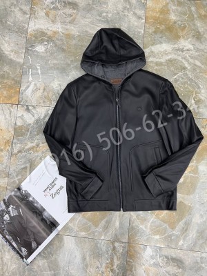 Кожаная куртка Zegna 23497