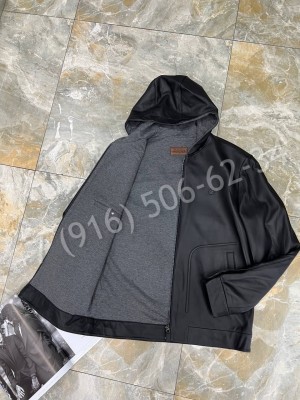 Кожаная куртка Zegna 23497