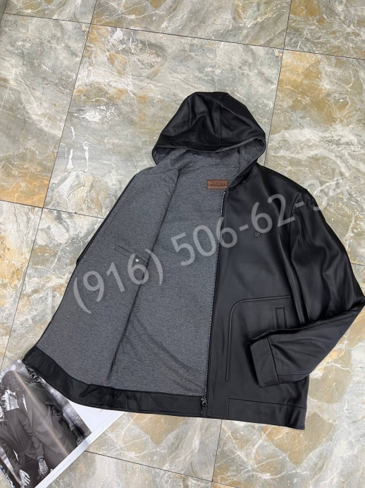 Кожаная куртка Zegna 23497