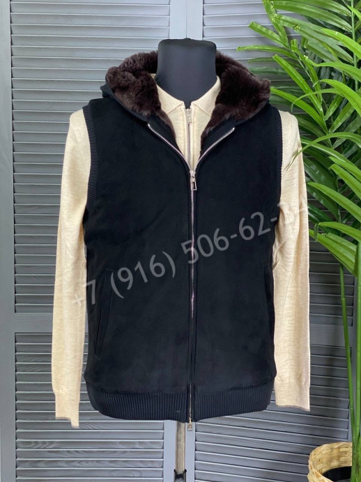 Замшевая жилетка Loro Piana 6195