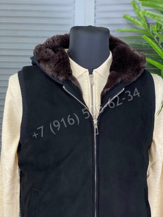 Замшевая жилетка Loro Piana 6195