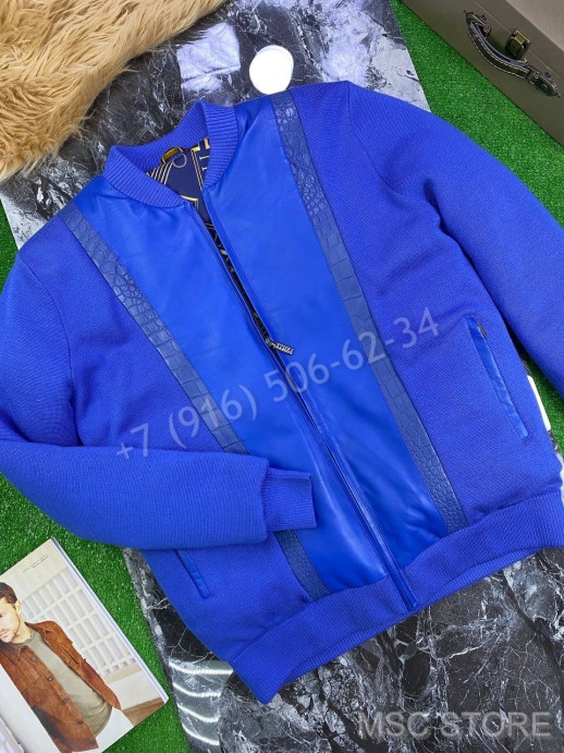 Куртка ZILLI со вставками кожи крокодила 9840