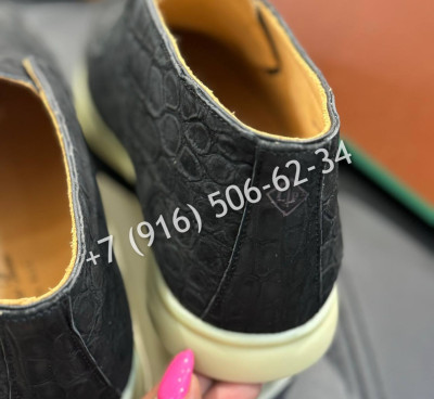 Лоферы Loro Piana из кожи крокодила 34618 1