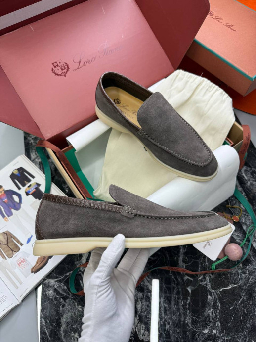 Лоферы Loro Piana со вставкам 5509 4