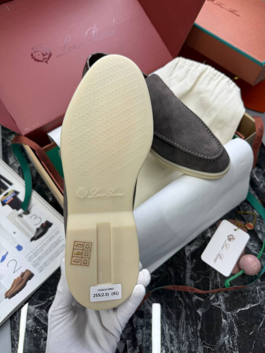 Лоферы Loro Piana со вставкам 5509 4