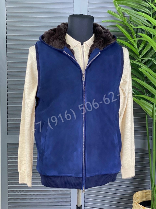 Замшевая жилетка Loro Piana 6196