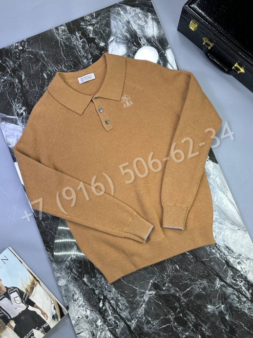 Поло Brunello Cucinelli из 100% кашемира 21972