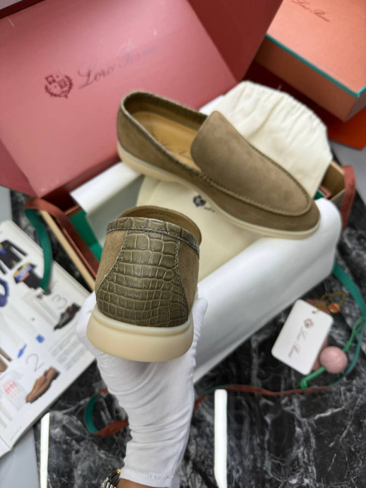 Лоферы Loro Piana со вставкам 5509 5