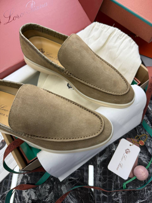 Лоферы Loro Piana со вставкам 5509 5