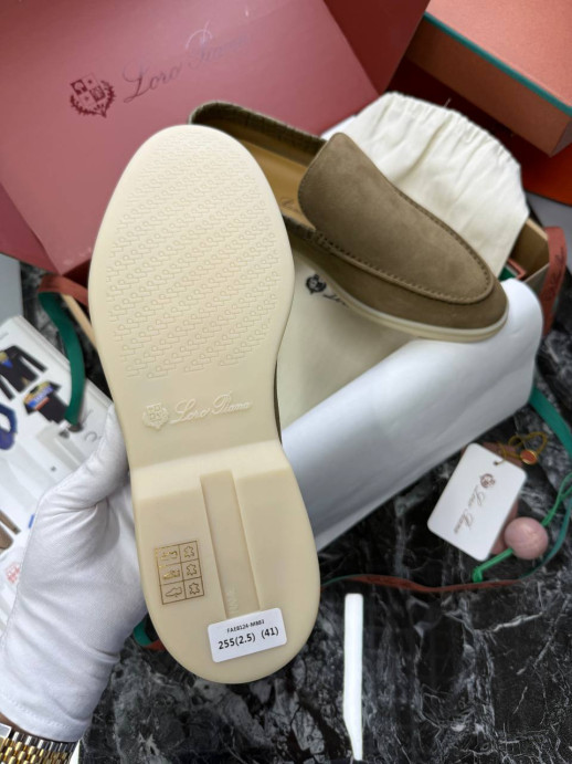 Лоферы Loro Piana со вставкам 5509 5