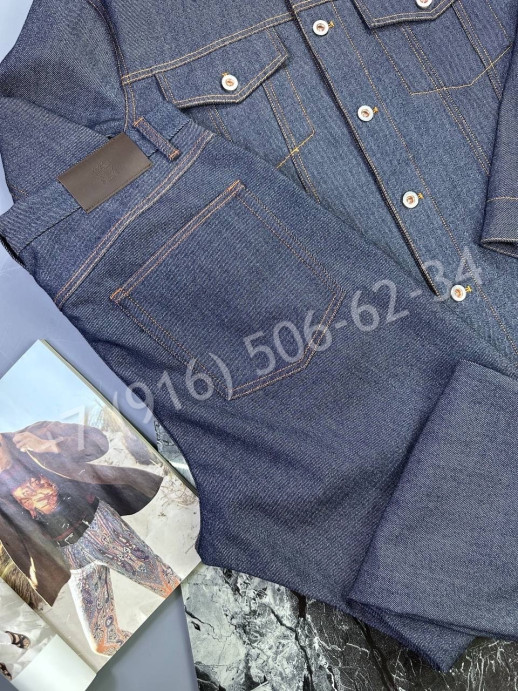 Костюм джинсовый Brunello Cucinelli 23088