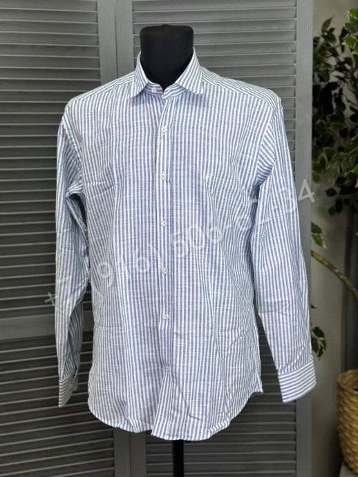 Льняная рубашка CANALI 17163