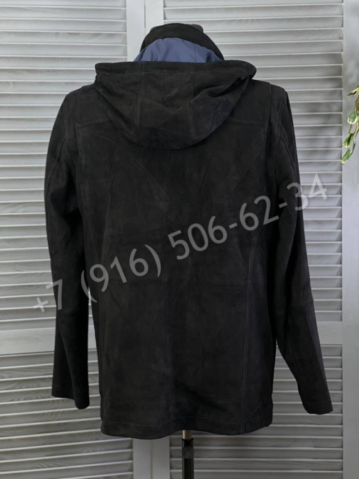 Замшевая куртка-пальто Brunello Cucinelli 19576