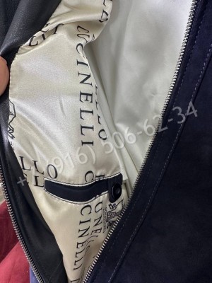 Замшевая куртка Brunello Cucinelli 30251