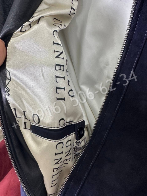 Замшевая куртка Brunello Cucinelli 30251