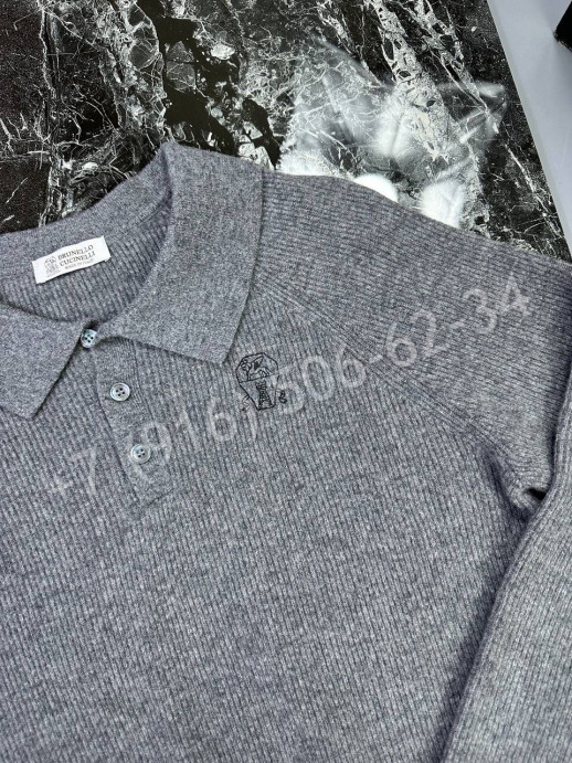 Поло Brunello Cucinelli из 100% кашемира 21973