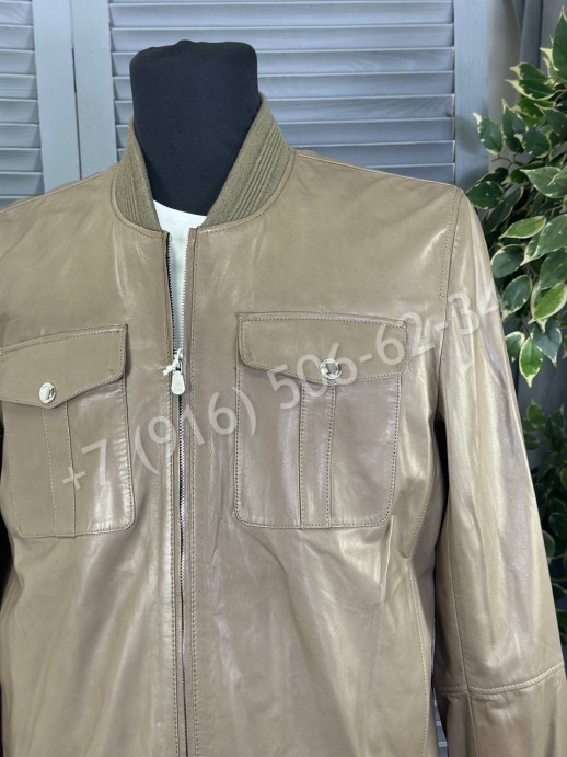 Кожаная куртка Brunello Cucinelli 16562