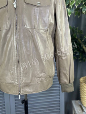 Кожаная куртка Brunello Cucinelli 16562