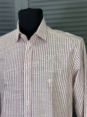 Льняная рубашка CANALI 17164