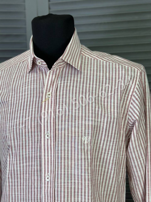 Льняная рубашка CANALI 17164