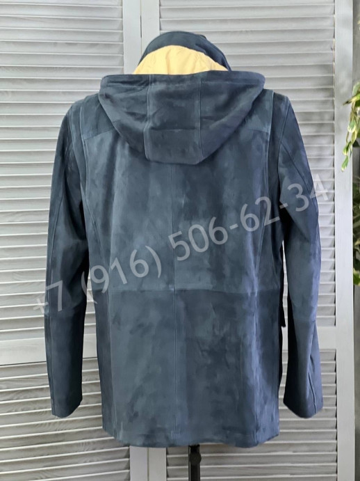 Замшевая куртка-пальто Brunello Cucinelli 19577