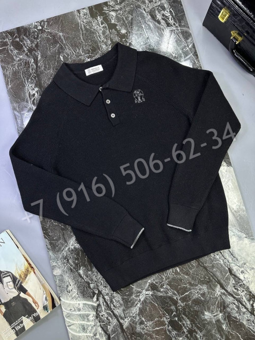 Поло Brunello Cucinelli из 100% кашемира 21974