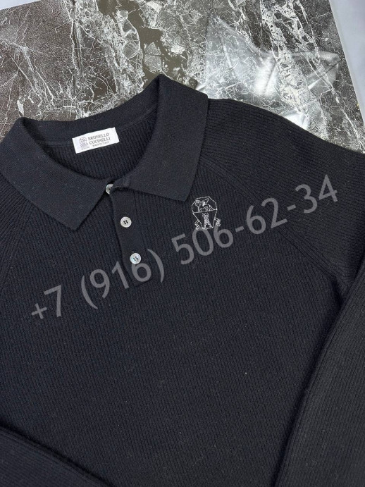 Поло Brunello Cucinelli из 100% кашемира 21974